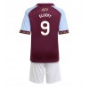 Aston Villa Harvey Elliott #9 Hemmaställ Barn 2025-26 Korta ärmar (+ Korta byxor)